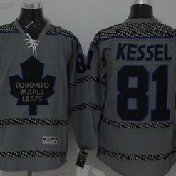 Toronto Maple Leafs #81 Phil Kessel Charcoal Harmaa Paita – Miesten