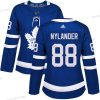 Toronto Maple Leafs #88 William Nylander Sininen Kotiottelu Aito Ommeltu Jääkiekko Paita – Naisten