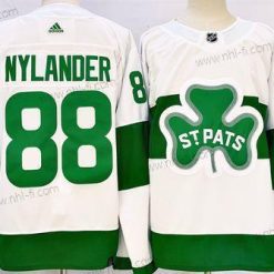 Toronto Maple Leafs #88 William Nylander Valkoinen St Patricks Aito Paita – Miesten