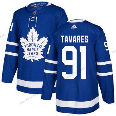 Toronto Maple Leafs #91 John Tavares Sininen Kotiottelu Aito Ommeltu NHL Paita – Nuoret