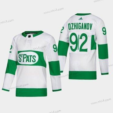 Toronto Maple Leafs #92 Igor Ozhiganov St. Pats Road Aito Pelaaja Valkoinen Paita – Miesten