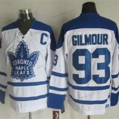 Toronto Maple Leafs #93 Doug Gilmour 1998-99 Valkoinen CCM Vintage Paita – Miesten