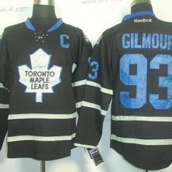 Toronto Maple Leafs #93 Doug Gilmour Musta Ice Paita – Miesten