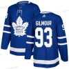 Toronto Maple Leafs #93 Doug Gilmour Sininen Kotiottelu Aito Ommeltu NHL Paita – Nuoret