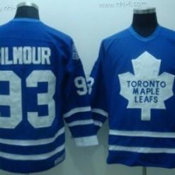 Toronto Maple Leafs #93 Doug Gilmour Sininen Retro CCM Paita – Miesten