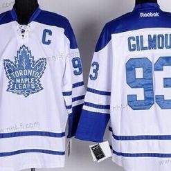 Toronto Maple Leafs #93 Doug Gilmour Valkoinen Vieras Paita – Miesten