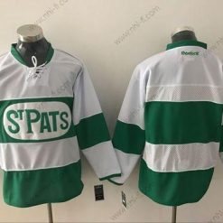 Toronto Maple Leafs Räätälöidyt Reebok Valkoinen 2017 St. Patrick’S Day Vihreä Jääkiekko Paita – Miesten