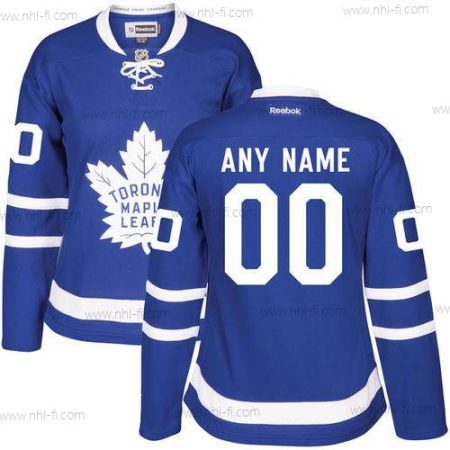 Toronto Maple Leafs Räätälöidyt Royal Sininen Kotiottelu Ommeltu NHL 2016-17 Reebok Jääkiekko Paita – Naisten