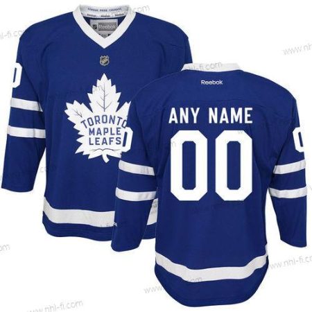 Toronto Maple Leafs Räätälöidyt Royal Sininen Kotiottelu Ommeltu NHL 2016-17 Reebok Jääkiekko Paita