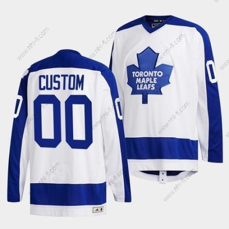 Toronto Maple Leafs Räätälöidyt Valkoinen Klassinens Primary Logo Ommeltu Paita – Miesten