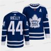 Toronto Maple Leafs Musta #44 Morgan Rielly Sininen 2022 Käänteinen Retro Ommeltu Paita – Miesten