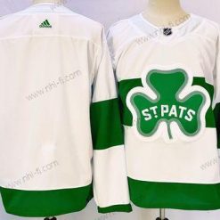 Toronto Maple Leafs Valkoinen Tyhjä St Patricks Aito Paita – Miesten