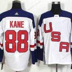 USA maajoukkue #88 Patrick Kane Valkoinen 2016 World Cup Of Jääkiekko Game Paita – Miesten