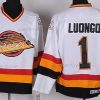 Vancouver Canucks #1 Roberto Roberto Luongo Valkoinen Retro CCM Paita – Miesten