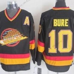 Vancouver Canucks #10 Pavel Bure Musta Retro CCM Paita – Miesten