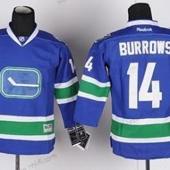 Vancouver Canucks #14 Alexandre Burrows Sininen Vieras Paita – Lasten