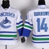 Vancouver Canucks #14 Alexandre Burrows Valkoinen Paita – Lasten