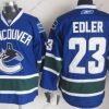 Vancouver Canucks #23 Alexander Edler Sininen Paita – Miesten