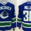 Vancouver Canucks #30 Ryan Miller Sininen Paita – Lasten