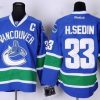 Vancouver Canucks #33 Henrik Sedin Sininen Paita – Miesten