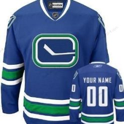 Vancouver Canucks Räätälöidyt Sininen Vieras Paita – Miesten