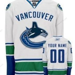 Vancouver Canucks Räätälöidyt Valkoinen Paita – Miesten