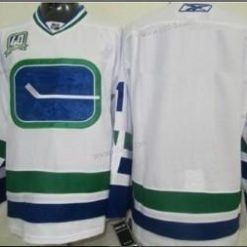 Vancouver Canucks Räätälöidyt Valkoinen Vieras Paita