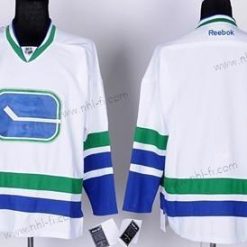 Vancouver Canucks Tyhjä Valkoinen Vieras Paita – Miesten