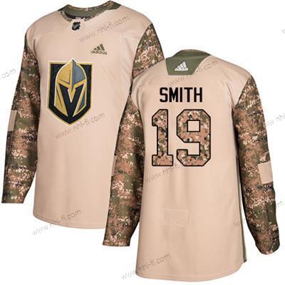 Vegas Golden Knights #19 Reilly Smith Maastokuvio Aito 2017 Veterans Day Ommeltu NHL Paita – Nuoret