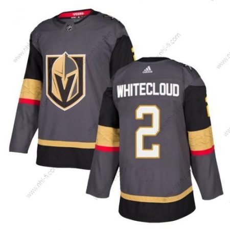 Vegas Golden Knights #2 Zach Valkoinencloud Harmaa Ommeltu Paita – Miesten