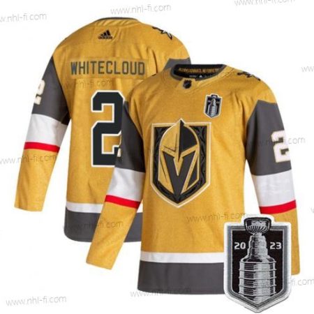 Vegas Golden Knights #2 Zach Valkoinencloud Kulta 2023 Stanley Cup Final Ommeltu Paita – Miesten