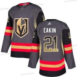 Vegas Golden Knights #21 Cody Eakin Harmaa Paita – Miesten