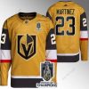 Vegas Golden Knights #23 Alec Martinez Kulta 2023 Stanley Cup Champions Ommeltu Paita – Miesten