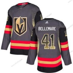 Vegas Golden Knights #41 Pierre-Edouard Bellemare Harmaa Paita – Miesten