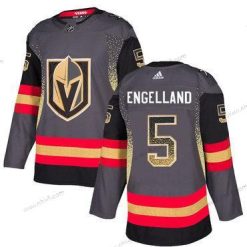 Vegas Golden Knights #5 Deryk Engelland Harmaa Paita – Miesten