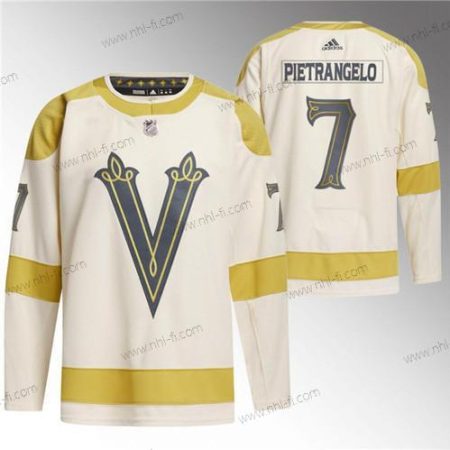 Vegas Golden Knights #7 Alex Pietrangelo Kerma 2024 Talvi Klassinen Breakaway Ommeltu Paita – Miesten