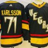 Vegas Golden Knights #71 William Karlsson Musta 2022-23 Käänteinen Retro Ommeltu Paita – Miesten