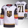 Vegas Golden Knights #71 William Karlsson Valkoinen 2023 Stanley Cup Champions Ommeltu Paita – Miesten