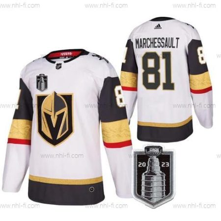 Vegas Golden Knights #81 Jonathan Marchessault Valkoinen 2023 Stanley Cup Final Ommeltu Paita – Miesten