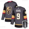 Vegas Golden Knights #9 Jack Eichel Harmaa 2023 Stanley Cup Final Ommeltu Paita – Miesten