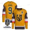 Vegas Golden Knights #9 Jack Eichel Kulta 2023 Stanley Cup Champions Ommeltu Paita – Miesten