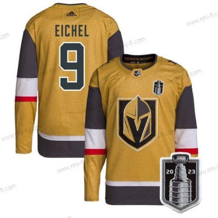 Vegas Golden Knights #9 Jack Eichel Kulta 2023 Stanley Cup Final Ommeltu Paita – Miesten