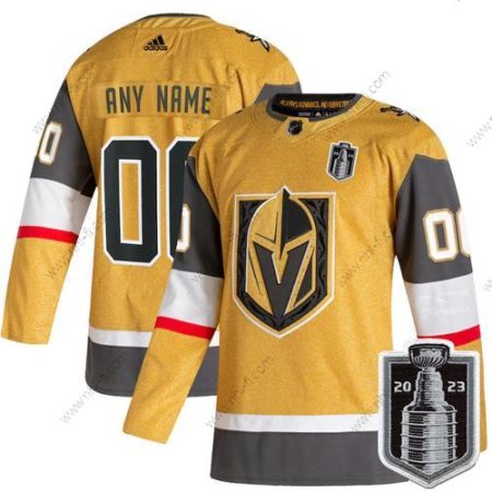 Vegas Golden Knights Räätälöidyt Active Pelaaja Kulta 2023 Stanley Cup Final Ommeltu Paita – Miesten