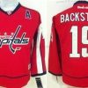 Washington Capitals #19 Nicklas Backstrom Punainen Paita – Lasten