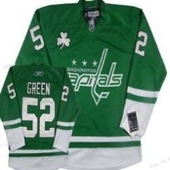 Washington Capitals #52 Mike Vihreä St. Patrick’S Day Vihreä Paita – Miesten