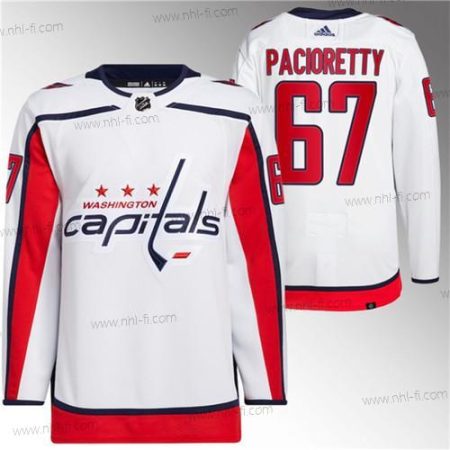 Washington Capitals #67 Max Pacioretty Valkoinen Ommeltu Paita – Miesten