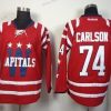 Washington Capitals #74 John Carlson 2015 Talvi Klassinen Punainen Paita – Miesten