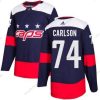 Washington Capitals #74 John Carlson Laivastonsininen Aito 2018 Stadium Series Ommeltu NHL Paita – Nuoret