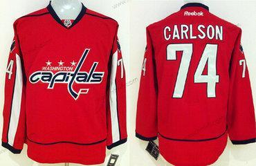 Washington Capitals #74 John Carlson Punainen Paita – Miesten