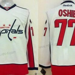 Washington Capitals #77 T. J. Oshie Valkoinen Kolmas NHL Reebok Paita – Miesten